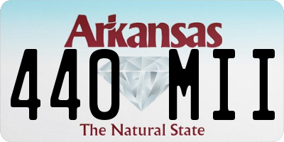 AR license plate 440MII