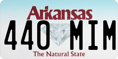 AR license plate 440MIM