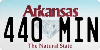 AR license plate 440MIN