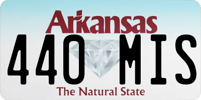AR license plate 440MIS