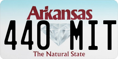 AR license plate 440MIT