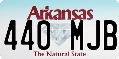 AR license plate 440MJB