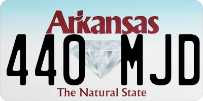 AR license plate 440MJD