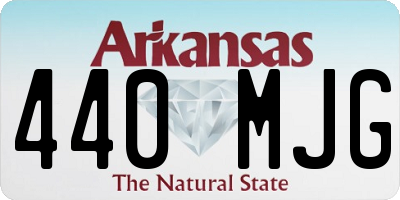 AR license plate 440MJG