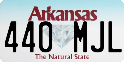 AR license plate 440MJL