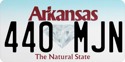 AR license plate 440MJN