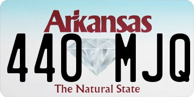 AR license plate 440MJQ