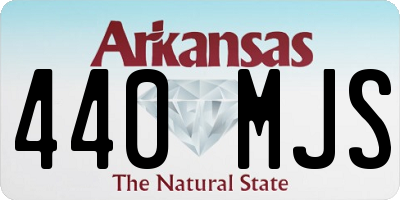 AR license plate 440MJS