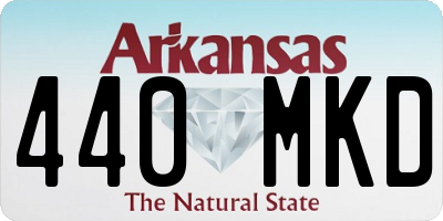 AR license plate 440MKD