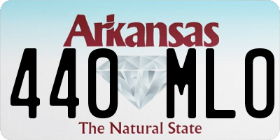 AR license plate 440MLO
