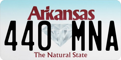 AR license plate 440MNA