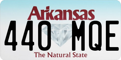 AR license plate 440MQE