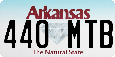 AR license plate 440MTB