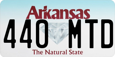 AR license plate 440MTD