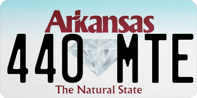 AR license plate 440MTE