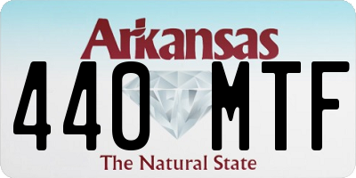 AR license plate 440MTF