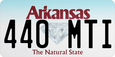 AR license plate 440MTI