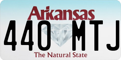 AR license plate 440MTJ