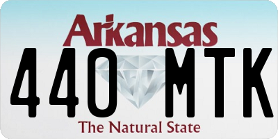 AR license plate 440MTK