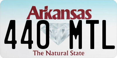 AR license plate 440MTL