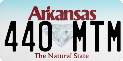 AR license plate 440MTM