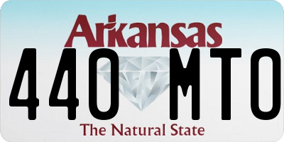 AR license plate 440MTO