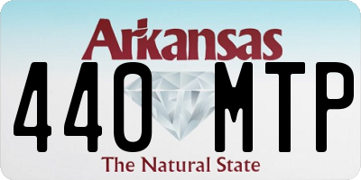 AR license plate 440MTP