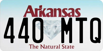 AR license plate 440MTQ