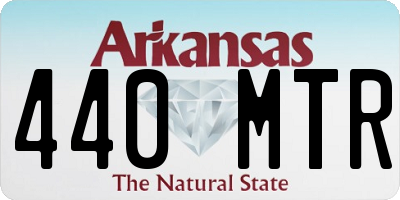 AR license plate 440MTR