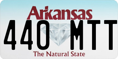 AR license plate 440MTT