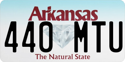 AR license plate 440MTU