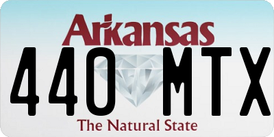AR license plate 440MTX