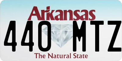 AR license plate 440MTZ