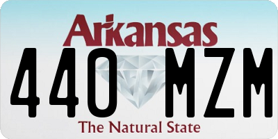 AR license plate 440MZM
