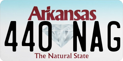 AR license plate 440NAG
