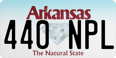 AR license plate 440NPL