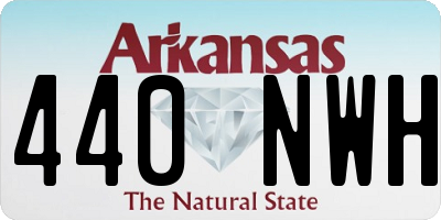 AR license plate 440NWH