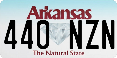 AR license plate 440NZN