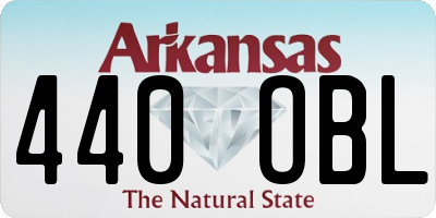 AR license plate 440OBL