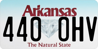 AR license plate 440OHV