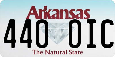 AR license plate 440OIC