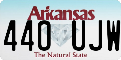 AR license plate 440UJW