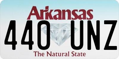 AR license plate 440UNZ