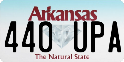 AR license plate 440UPA