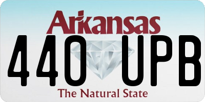 AR license plate 440UPB