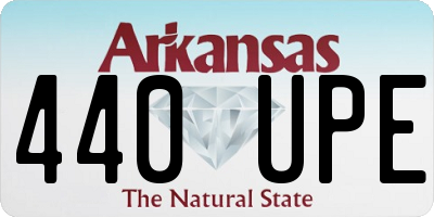 AR license plate 440UPE