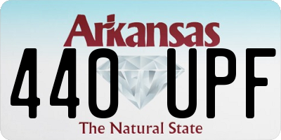AR license plate 440UPF