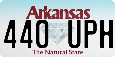 AR license plate 440UPH