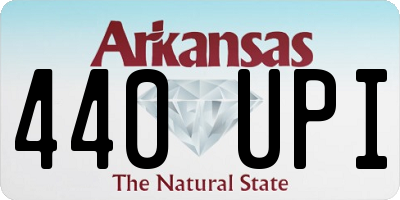 AR license plate 440UPI