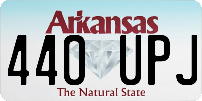 AR license plate 440UPJ